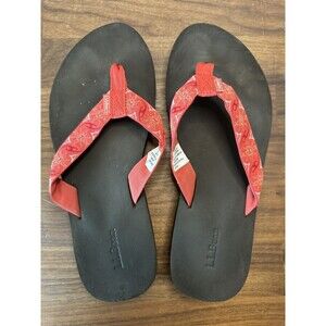 LL Bean Women’s Sandals Flip Flop Style Res Sun Strap Size 8